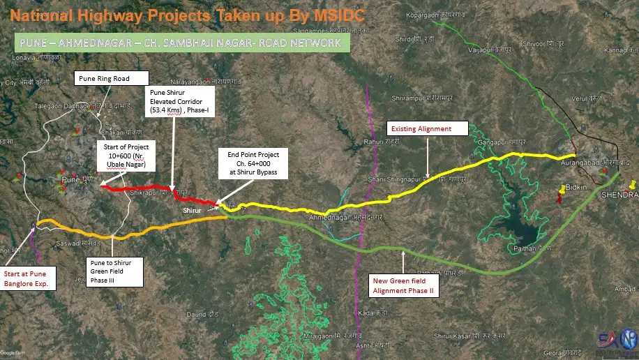 Pune Shirur 6Lane Elevated Corridor (Pune–Ahilya Nagar Highway) Moves to Next Stage